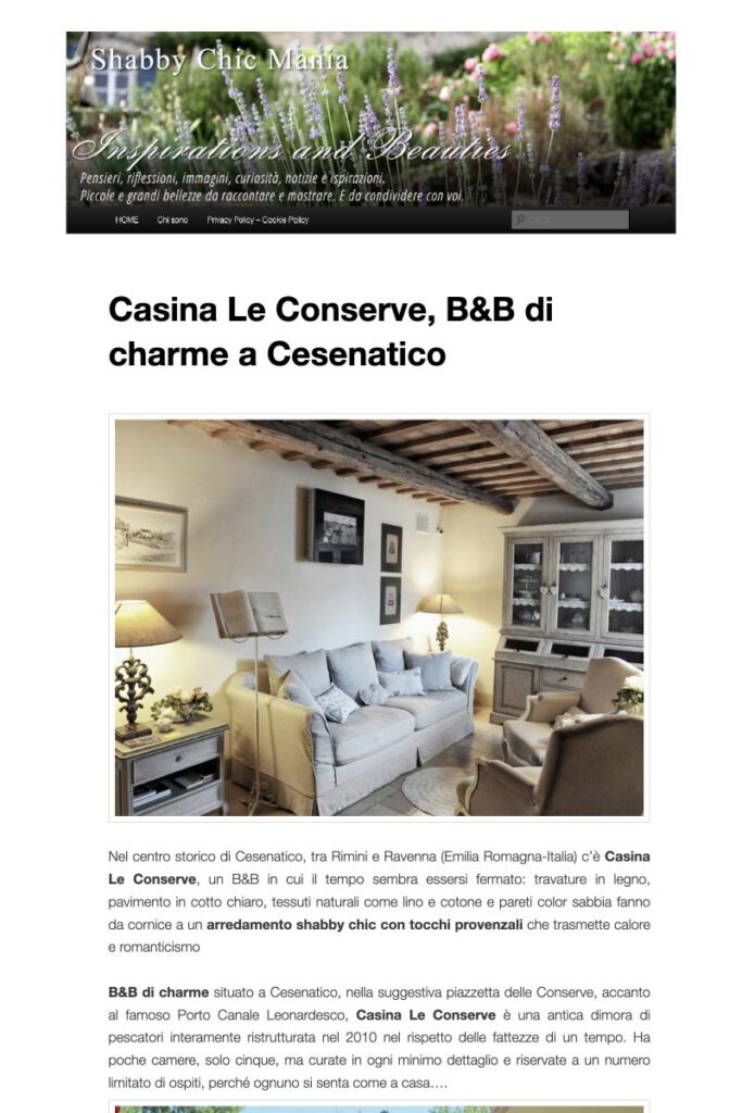 Casina Le Conserve shabbychicmania it 50 Press